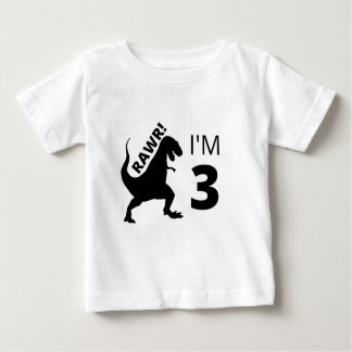 ¡Rawr! Soy dinosaurio de 3 camisetas