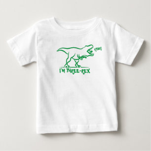 Rawr, soy la camiseta de tres rex de cumpleaños,