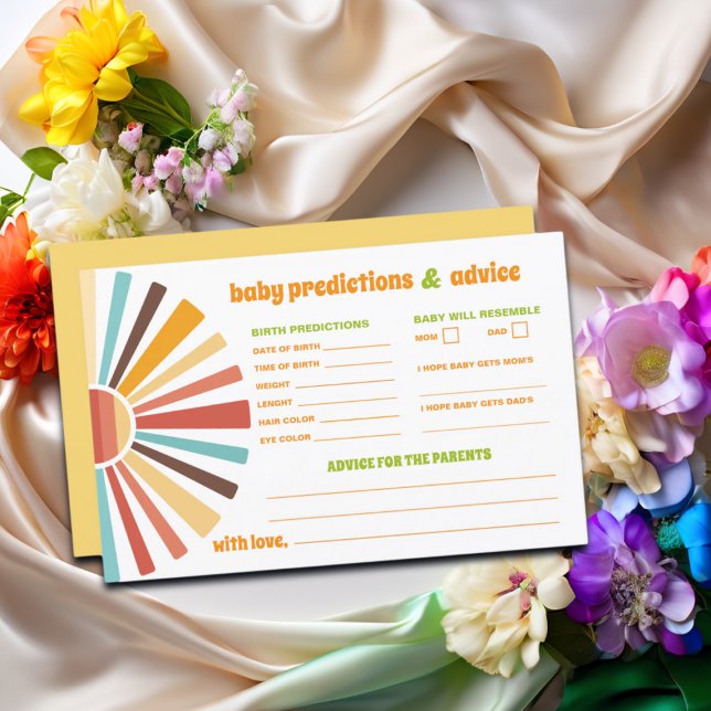 Ray of Sunshine Advice Tarjeta de predicciones par (Subido por el creador)