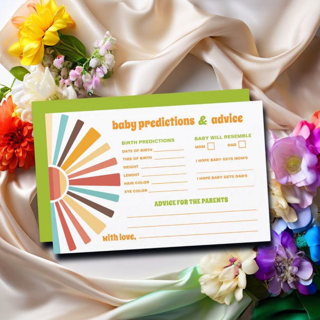 Ray of Sunshine Advice Tarjeta de predicciones par (Subido por el creador)