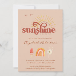 Ray of Sunshine | Invitación de Boho Baby Shower