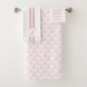 Raya a cuadros blanca rosada de Ombre del