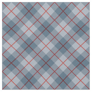 Raya Azul-Roja de la tela escocesa diagonal