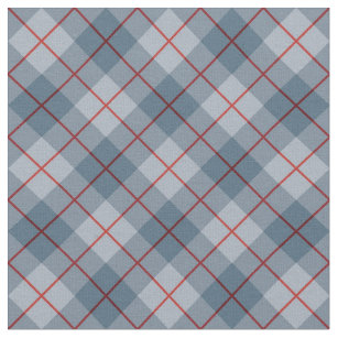 Raya Azul-Roja de la tela escocesa diagonal