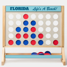 Juego Rápido Cuatro de la Vida en la Playa de Flor