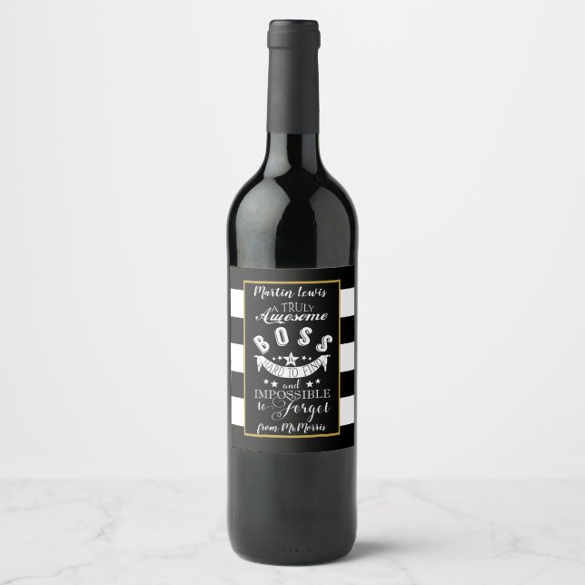 raya monocromada de la etiqueta del vino patrón bl (Anverso)