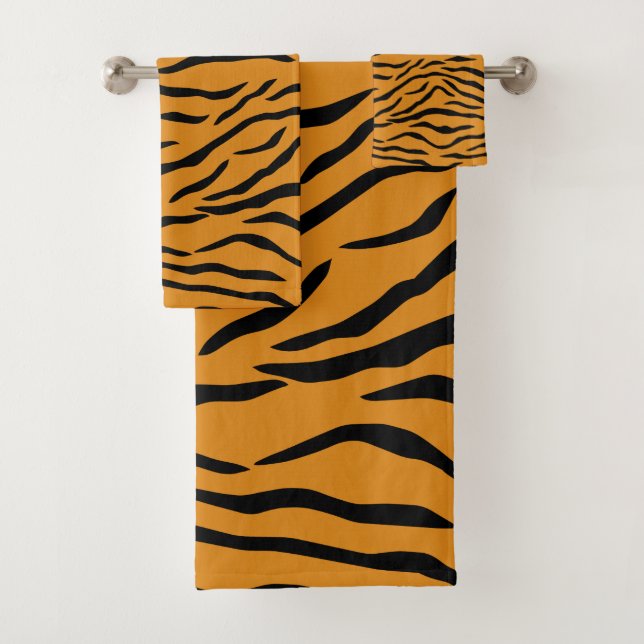 Rayas anaranjadas y negras del tigre (In situ)