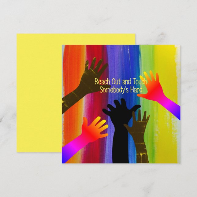 Rayas arcoiris (manos) (Anverso / Reverso)