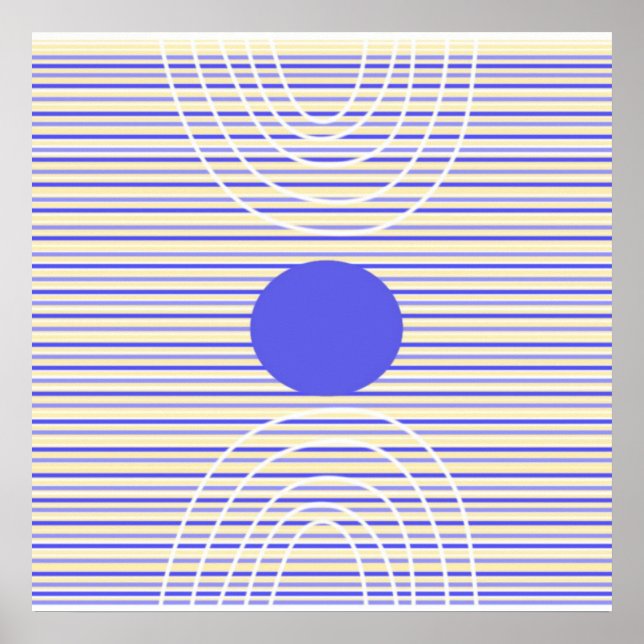 rayas arte abstracto moderno (Frente)