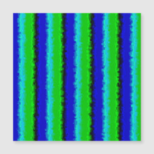 Rayas Azules Verdes de Vidrio Roto
