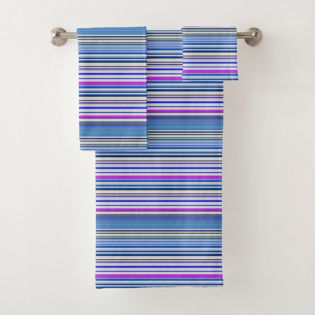 Rayas azules violetas (In situ)