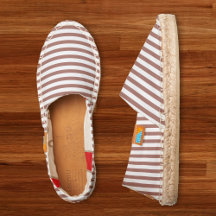 Rayas blancas de óxido de cobre Moda Casual Slip O