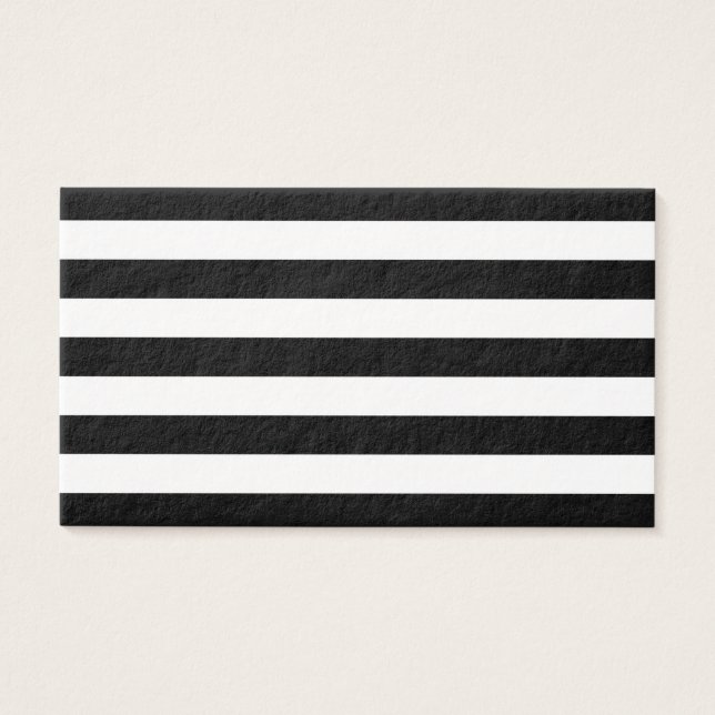 Rayas Blancas Y Negras De Estilo (Frente)