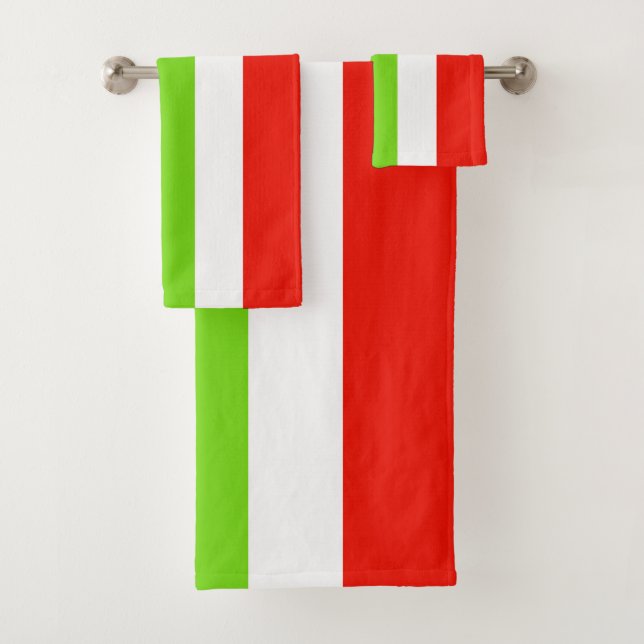 Rayas Blanco Rojo Verde (In situ)