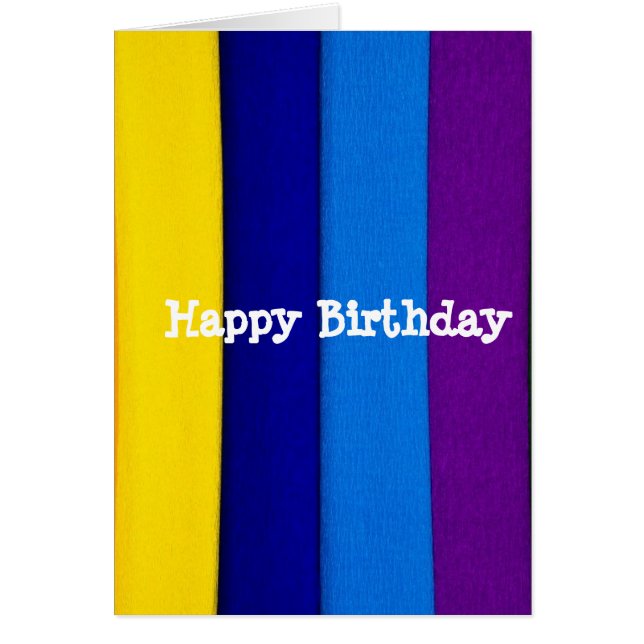 Rayas brillantes del arco iris (Frente)