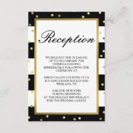 Rayas Brillantes | Recepción de Boda Elegante