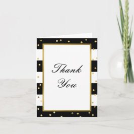 Rayas Brillantes | Tarjeta de Agradecimiento Elega