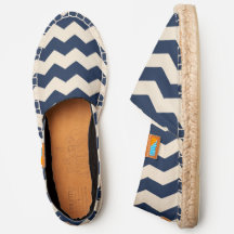 Rayas - Chevron - Navy Crema