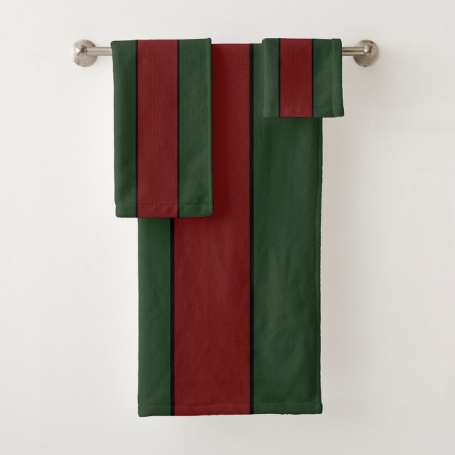 Rayas Clásicas de Navidad Verde y Rojo (In situ)
