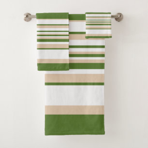 Rayas complejas: verde blanco, arena y pálido