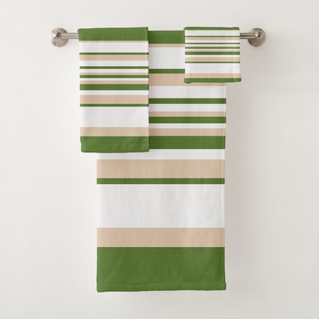 Rayas complejas: verde blanco, arena y pálido (In situ)