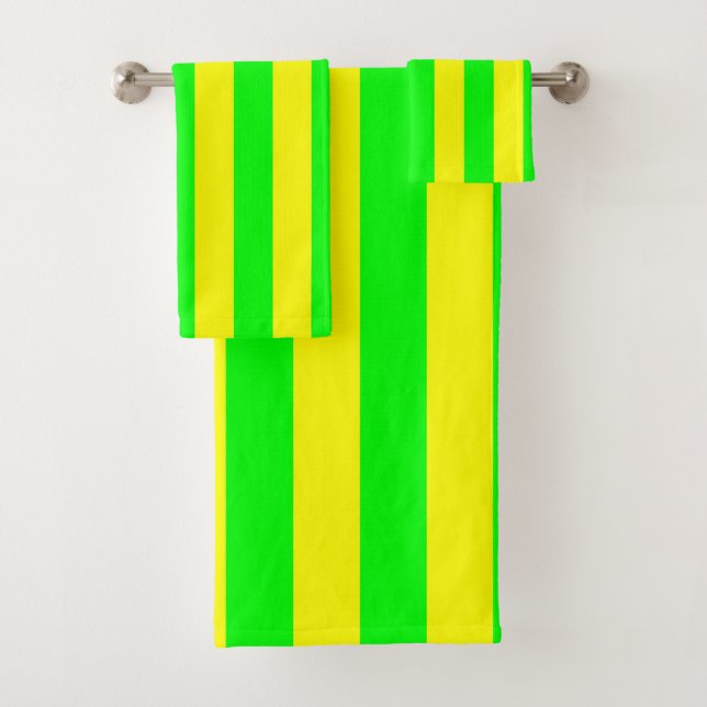 Rayas de amarillo limón y verde lima (In situ)