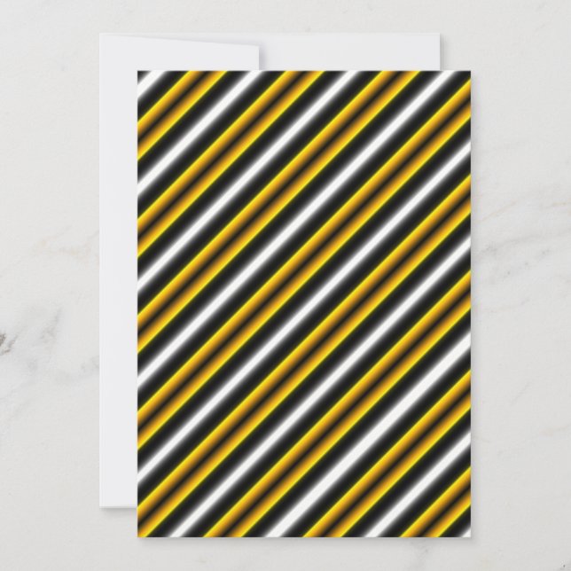 Rayas de arcoiris blancas amarillas (Anverso)