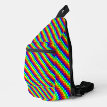 Rayas de Arcoíris - Bolso bandolera