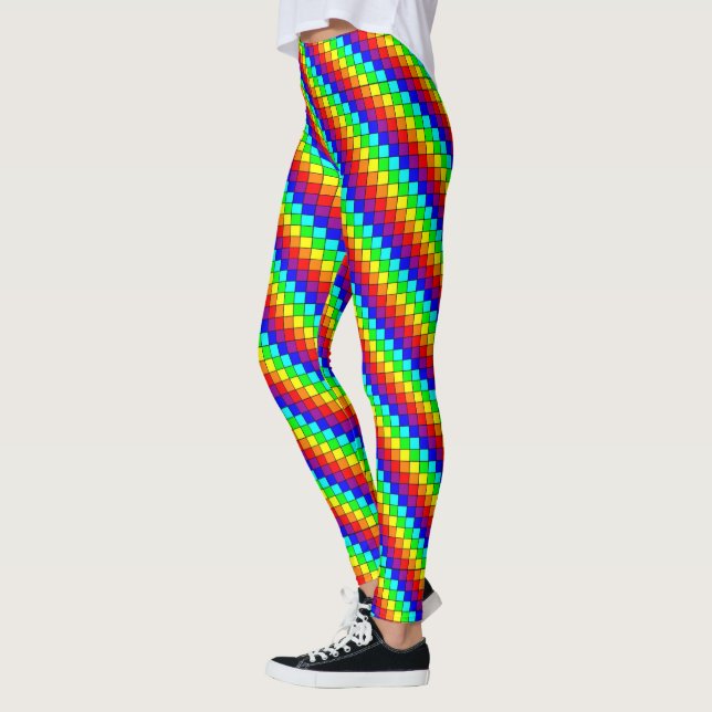 Rayas de Arcoíris - Leggings (Izquierda)