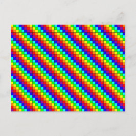 Rayas de Arcoíris - Tarjeta Postal