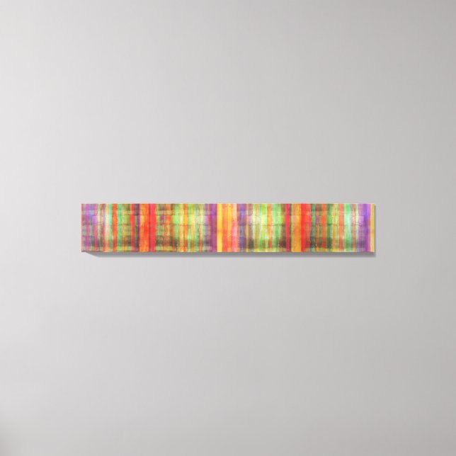 Rayas de armonía Resumen de tela de arte moderno (Anverso)