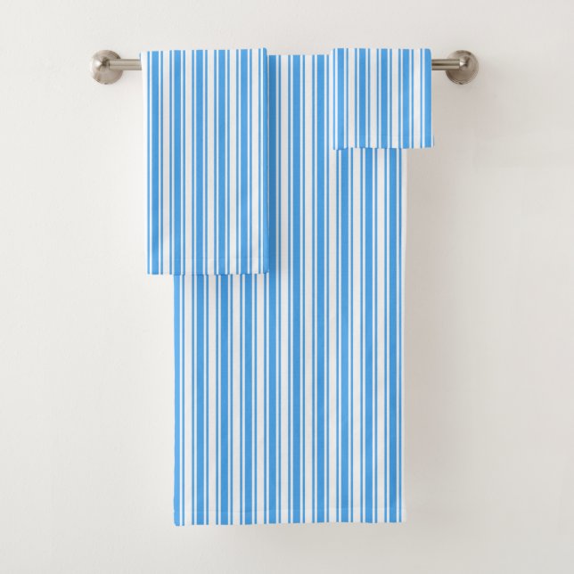Rayas de caramelo azul y blanco (In situ)