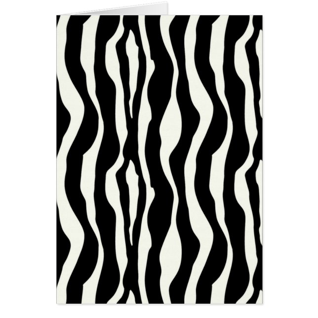 Rayas de cebra - Blanco y negro (Frente)