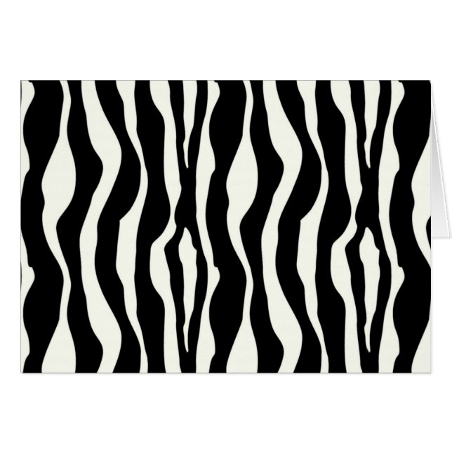 Rayas de cebra - Blanco y negro (Anverso (Horizontal))