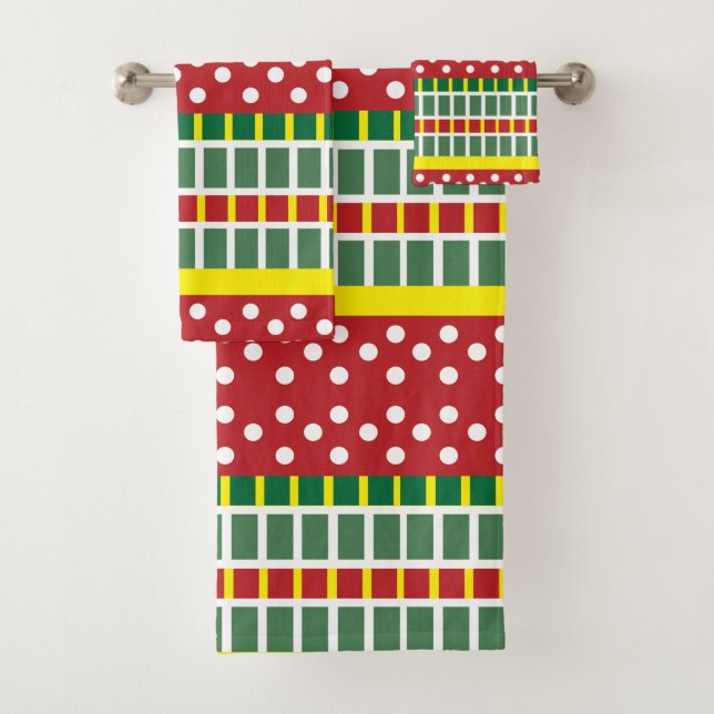 Rayas de color Patrón geométrico de puntos de polk (In situ)