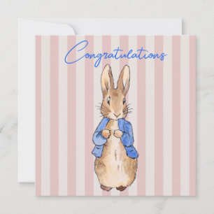 Rayas de conejo clásicas Felicitaciones