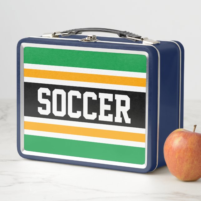 Rayas de FÚTBOL Amarillo Blanco Verde Brillante (In situ)