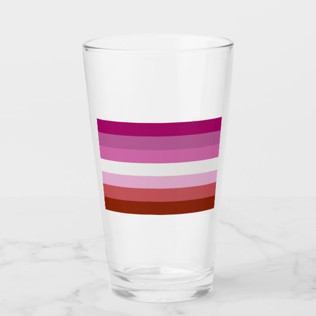 Rayas de la Bandera del Orgullo Lesbiano (Anverso)