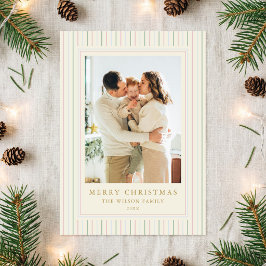 Rayas de Navidad Grandmillennial Una Foto