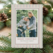 Rayas de Navidad Una Foto