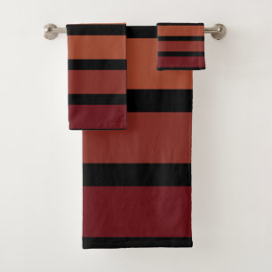 Rayas de tonos rojos sobre negro