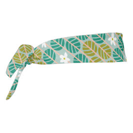 Rayas de verano azul retro floral