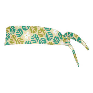 Rayas de verano retro floral amarillo