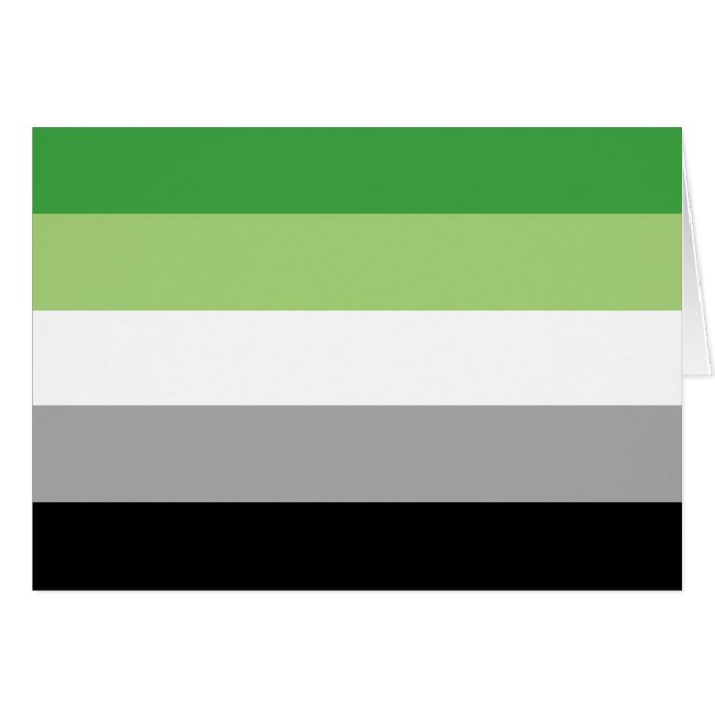 Rayas del Orgullo Aromántico (Anverso (Horizontal))
