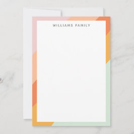 Rayas diagonales coloridas Pastel de dulce retro