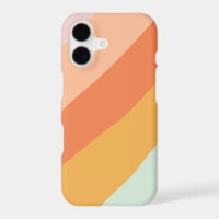 Rayas diagonales coloridas Pastel de dulce retro