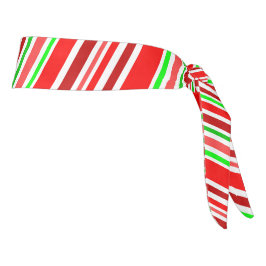Rayas diagonales de caramelo de Navidad rojas blan