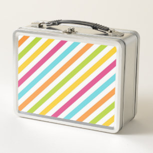 Rayas diagonales en colores vibrantes