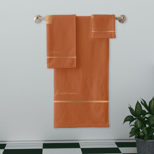Rayas elegantes modernas quemadas de color naranja (Subido por el creador)