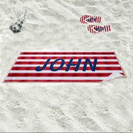 Rayas En La Toalla De Playa Abstracta